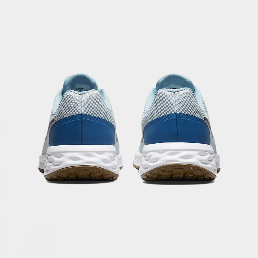 Nike Revolution 6 Running Shoes (Extra Wide) Pure Platinum/Dark Marina Blue/Worn Blue/Thunder 