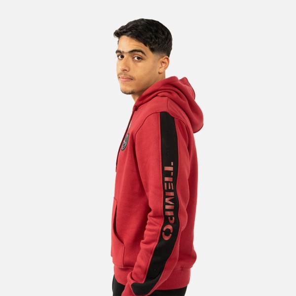 Tempo Sweat à Capuche Rouge Bordeau