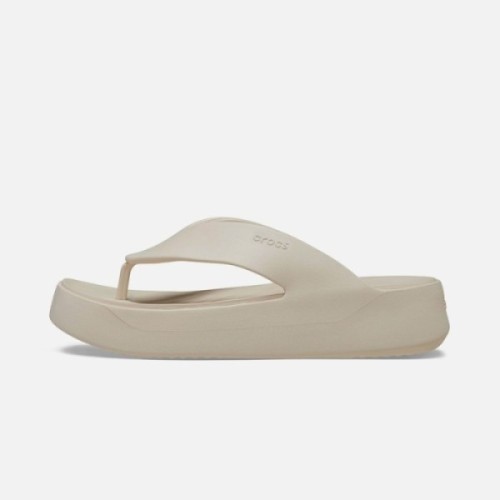 Crocs Claquettes Getaway Platform Flip Stucco