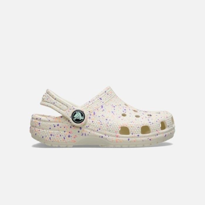 Crocs Claquettes Classic Glow Paint Splatter