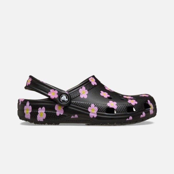 Crocs Claquettes Classic Flower Clog